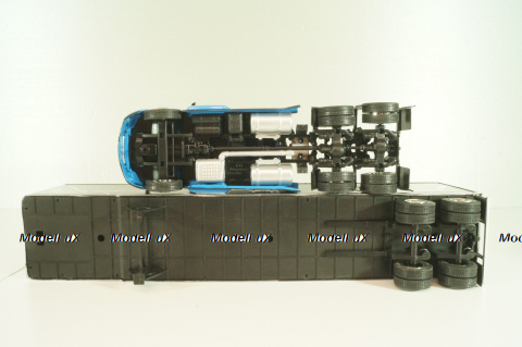 Freightliner Cascadia tractor with semi-trailer "Cascadia" 2016,  blue/black, American Truck, Altaya 1:43 #50