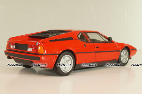 BMW M1 street 1978, red, 24098RD2, Welly 1:24