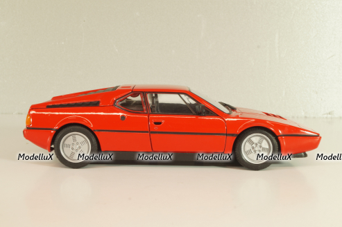 BMW M1 street 1978, red, 24098RD2, Welly 1:24