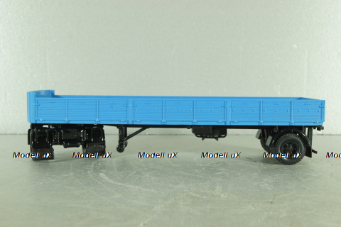 Маз-93801/2 п/прицеп с подкатной осью 1977, синий, Н852, Наш Автопром (конверсия) 1:43