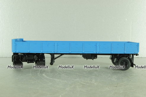 Маз-93801/2 п/прицеп с подкатной осью 1977, синий, Н852, Наш Автопром (конверсия) 1:43
