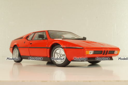 BMW M1 street 1978, red, 24098RD2, Welly 1:24