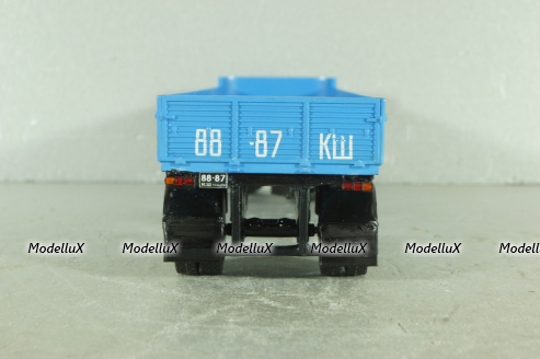 Маз-93801/2 п/прицеп с подкатной осью 1977, синий, Н852, Наш Автопром (конверсия) 1:43