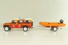 Land Rover Defender with boat on trailer SDIS Indre, Sapeurs-Pompiers №12, Altaya 1:43