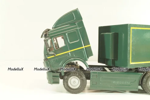 Mercedes-Benz SK 1850 LS tractor with semi-trailer tank "After Eight" 1994, green, 313,  NZG 1:43