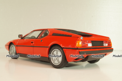 BMW M1 street 1978, red, 24098RD2, Welly 1:24