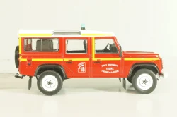 Land Rover Defender with boat on trailer SDIS Indre, Sapeurs-Pompiers №12, Altaya 1:43