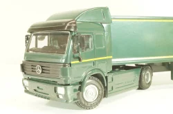 Mercedes-Benz SK 1850 LS tractor with semi-trailer tank "After Eight" 1994, green, 313,  NZG 1:43