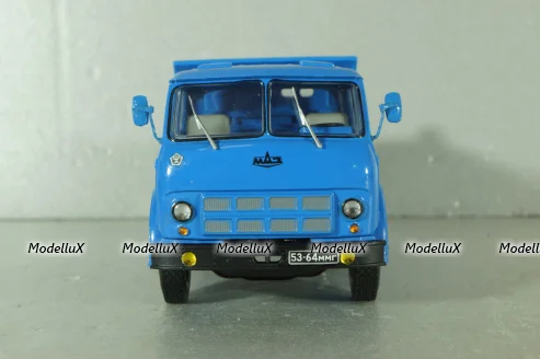 Маз-503А грузовик с самосвальным кузовом 1975 с доработками, синий, Н758, Наш Автопром 1:43