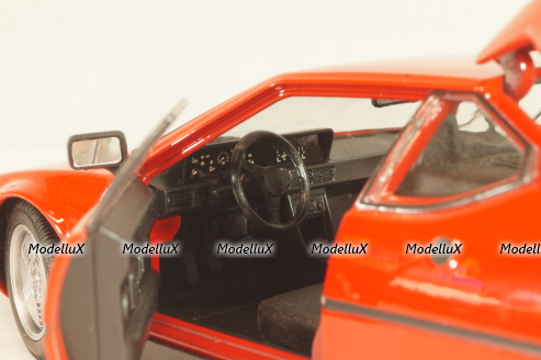 BMW M1 street 1978, red, 24098RD2, Welly 1:24