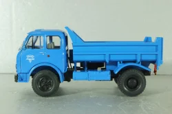 Маз-503А грузовик с самосвальным кузовом 1975 с доработками, синий, Н758, Наш Автопром 1:43