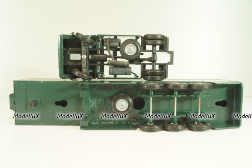 Mercedes-Benz SK 1850 LS tractor with semi-trailer tank "After Eight" 1994, green, 313,  NZG 1:43