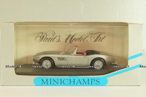 BMW 507 Cabriolet 1956, silver, 22508, Minichamps 1:43