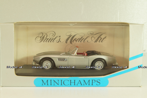 BMW 507 Cabriolet 1956, silver, 22508, Minichamps 1:43