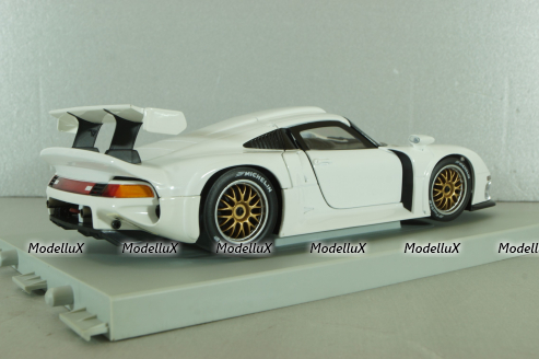 Porsche 911 GT 1 1996, white, 180966600, UT Models 1:18