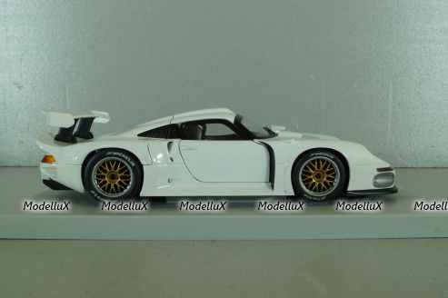 Porsche 911 GT 1 1996, white, 180966600, UT Models 1:18