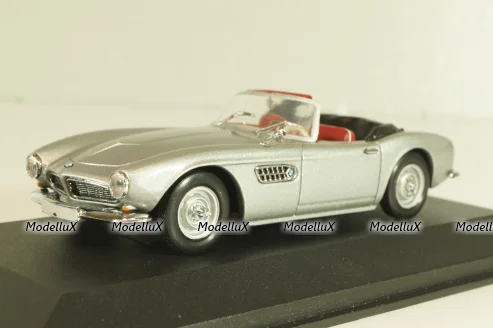 BMW 507 Cabriolet 1956, silver, 22508, Minichamps 1:43