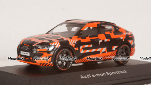 Audi e-tron Sportback Prototype black/red, IScale 1:43
