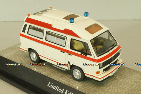 Volkswagen T3b Ambulance, white, PCL13059, Premium ClassiXXs 1:43