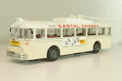 Chausson Vbc-Apurmtt Trolleybus Filobus France 1963, beige, AUTOBUS DAL MONDO №110, Hachette 1:43 Дефект!