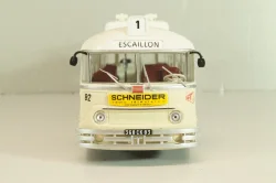 Chausson Vbc-Apurmtt Trolleybus Filobus France 1963, beige, AUTOBUS DAL MONDO №110, Hachette 1:43 Дефект!