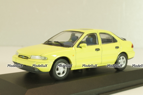 Ford Mondeo Fastback (MK3) 1992, yellow, 082071, Minichamps 1:43