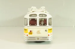 Chausson Vbc-Apurmtt Trolleybus Filobus France 1963, beige, AUTOBUS DAL MONDO №110, Hachette 1:43 Дефект!
