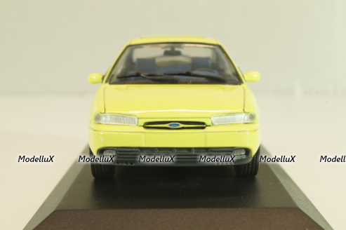 Ford Mondeo Fastback (MK3) 1992, yellow, 082071, Minichamps 1:43