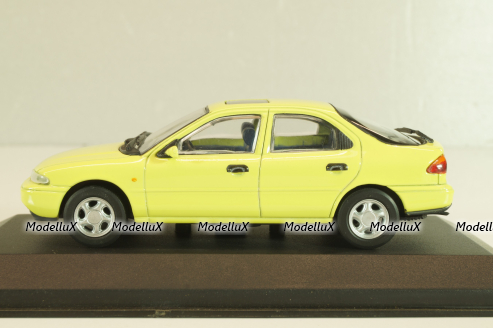 Ford Mondeo Fastback (MK3) 1992, yellow, 082071, Minichamps 1:43