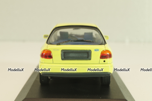 Ford Mondeo Fastback (MK3) 1992, yellow, 082071, Minichamps 1:43