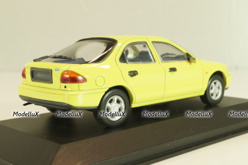 Ford Mondeo Fastback (MK3) 1992, yellow, 082071, Minichamps 1:43