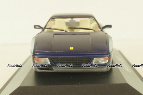 Ferrari 348 tb coupe 1989, dark matt blue, 010115, Herpa 1:43