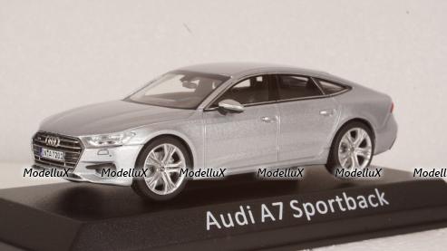 Audi A7 Sportback silver, IScale 1:43