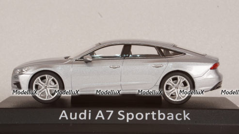 Audi A7 Sportback silver, IScale 1:43