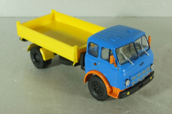 Маз-5111 грузовик с самосвальным кузовом с 3-х стр. разгрузкой 1977, синий/желтый, Н978, Наш Автопром 1:43