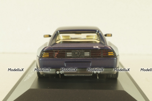 Ferrari 348 tb coupe 1989, dark matt blue, 010115, Herpa 1:43