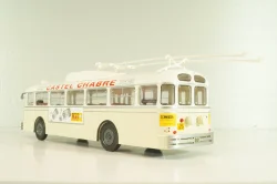Chausson Vbc-Apurmtt Trolleybus Filobus France 1963, beige, AUTOBUS DAL MONDO №110, Hachette 1:43 Дефект!
