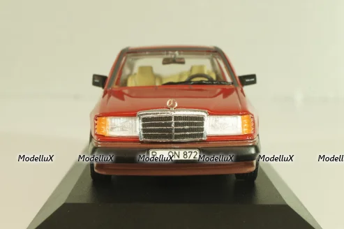 Mercedes-Benz 230 E (W124) 1984, red, 3203, Minichamps 1:43