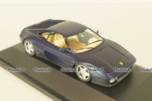 Ferrari 348 tb coupe 1989, dark matt blue, 010115, Herpa 1:43