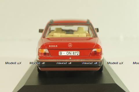 Mercedes-Benz 230 E (W124) 1984, red, 3203, Minichamps 1:43