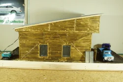 Гараж для грузовых авто с освещением, Garage Models 1:43
