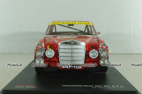 Mercedes-Benz 300 SEL 6.8 (W109) #1 24h Nürburgring 1972, Heyer, Betzler, W18030002, WERK83 1:18