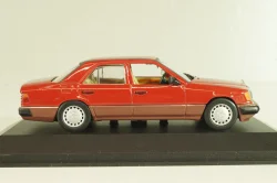 Mercedes-Benz 230 E (W124) 1984, red, 3203, Minichamps 1:43