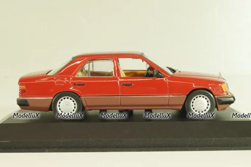 Mercedes-Benz 230 E (W124) 1984, red, 3203, Minichamps 1:43