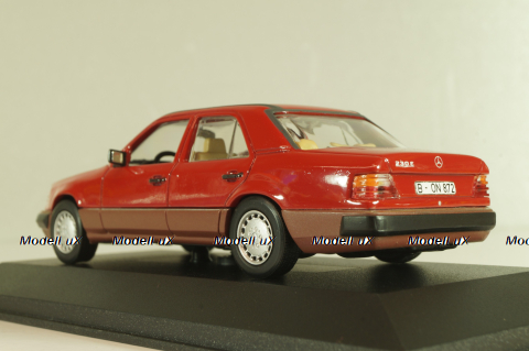 Mercedes-Benz 230 E (W124) 1984, red, 3203, Minichamps 1:43