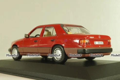 Mercedes-Benz 230 E (W124) 1984, red, 3203, Minichamps 1:43
