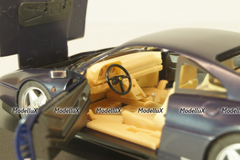 Ferrari 348 tb coupe 1989, dark matt blue, 010115, Herpa 1:43
