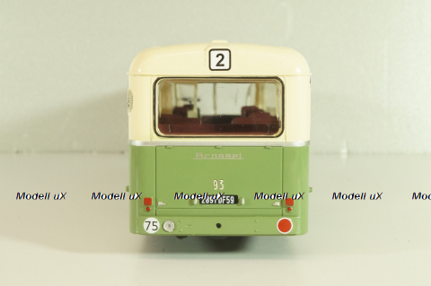 BROSSEL BL55 1966, bus, green, AUTOBUS DAL MONDO №67, Hachette 1:43 С журналом!