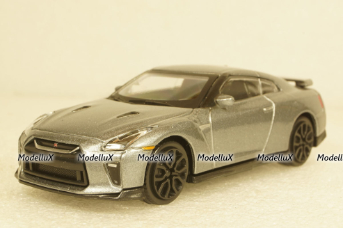 Nissan GT-R 2017 Silvergun, Burago 1:43
