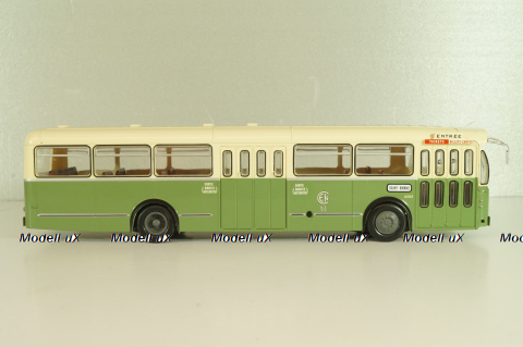 BROSSEL BL55 1966, bus, green, AUTOBUS DAL MONDO №67, Hachette 1:43 С журналом!